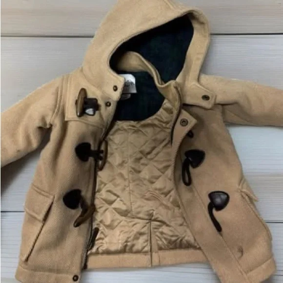 Baby Boys 12month KiteStrings by Hartstrings toggle jacket lined for winter - Picture 2 of 2